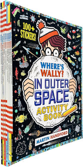Where's Wally Amazing Adventures and Activities 8 Books Bag Collection Set ( Where's Wally, Now?,The Fantastic Journey, In Hollywood, In Outer Space, At Sea, Across Lands & Takes Flight)